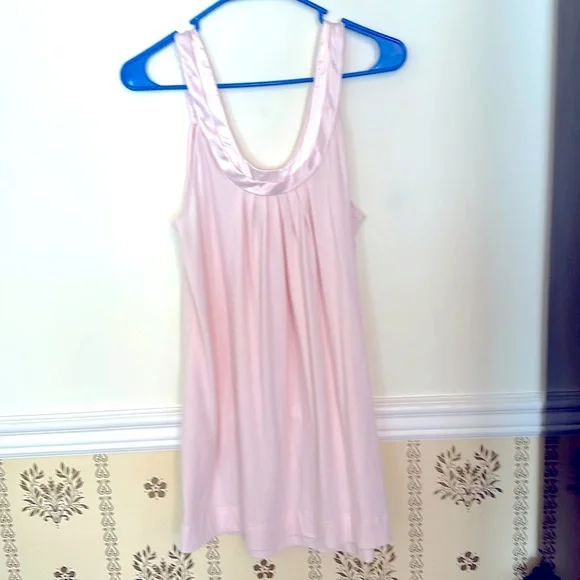 Oscar de la Renta Pink Label Chemise Babydoll Nightgown Medium Light Pink - Picture 4 of 6